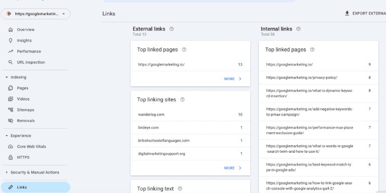 How to Check Backlinks in Google Search Console
