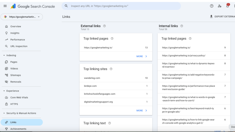 How to Check Backlinks in Google Search Console